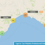 Infografica malattie asbesto-correlate Liguria