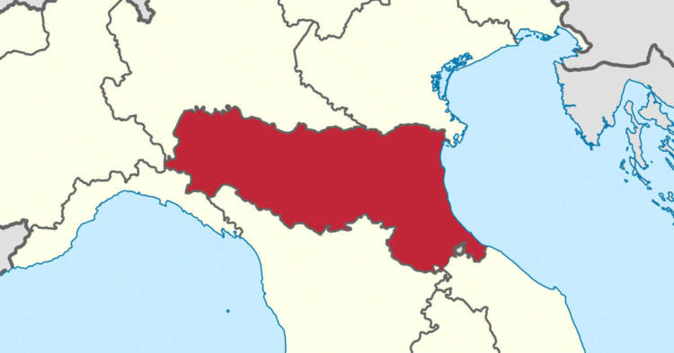 Infografica Emilia Romagna su Mappa. I Siti di Interesse Nazionale dell'Emilia Romagna: Fidenza e Sassuolo-Scandiano
