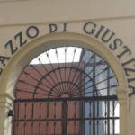 Entrata del Palazzo di Giustizia di Ferrara