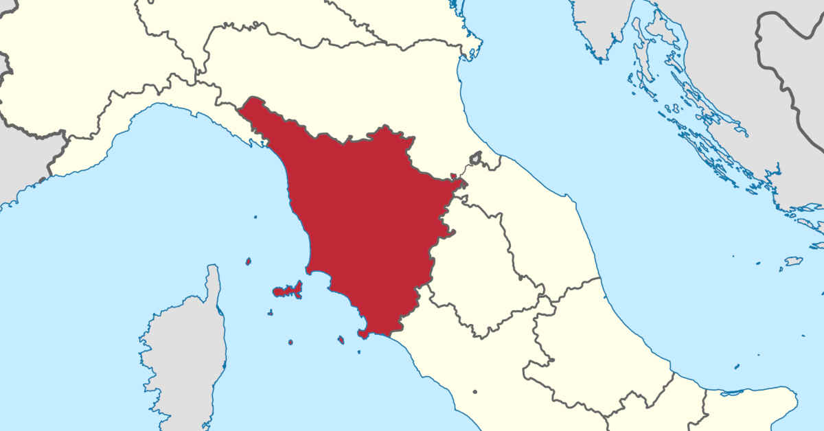 Mappa gografica della Toscana. Bonifiche amianto in Toscana. Oltre 10 milioni di finanziamenti per scuole ed ospedali