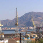 Vista dei cantieri navali di Palermo